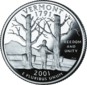 عملة ربع دولار Vermont