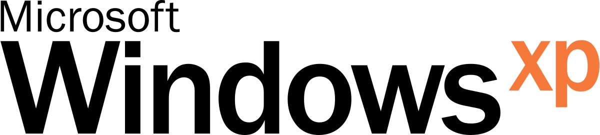 ملف:Windows XP wordmark.svg - المعرفة