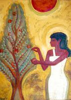 لوحة حواء لعز الدين نجيب