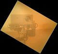 Curiosity's self-portrait - with closed dust cover (September 7, 2012).