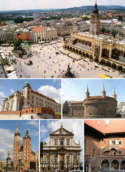 ملف:Collage of views of Cracow.PNG