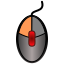 ملف:Left clicked mouse.svg