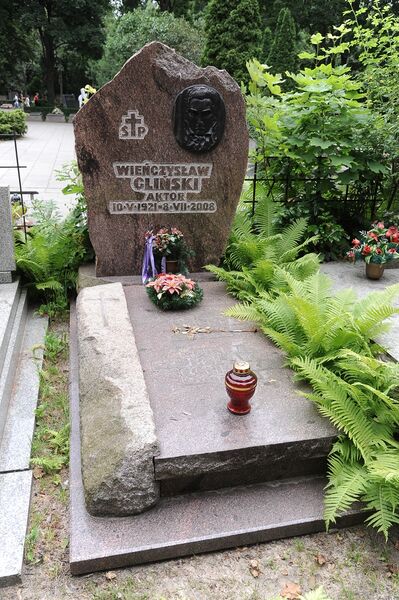 ملف:Wienczyslaw Glinski Grave.JPG