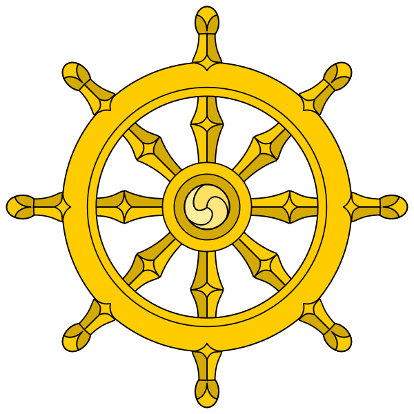 ملف:Dharma Wheel (2).svg