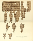 Aramaic papyrus containing a contract for a loan, dated to regnal year 5 of pharaoh Amyrtaios, in 400 BCE, Egyptian Museum of Berlin