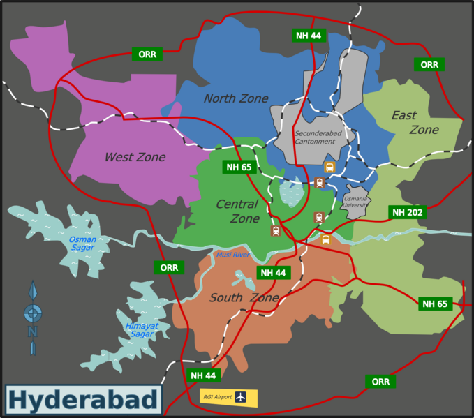 ملف:Hyderabad Zones.PNG