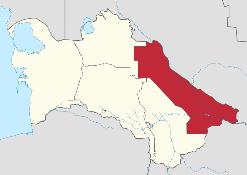 ملف:Lebap Province in Turkmenistan.svg