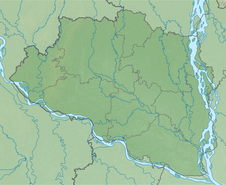 ملف:Rajshahi division relief map.svg