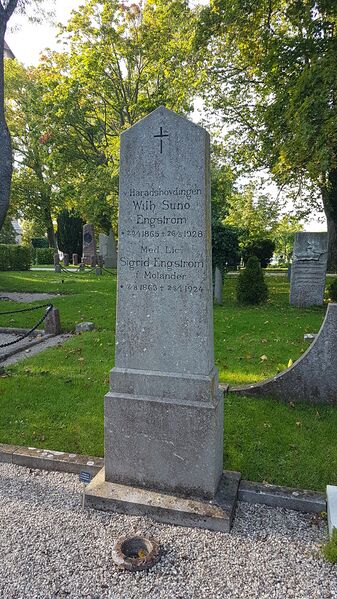 ملف:Sigrid Engströms gravsten.jpg