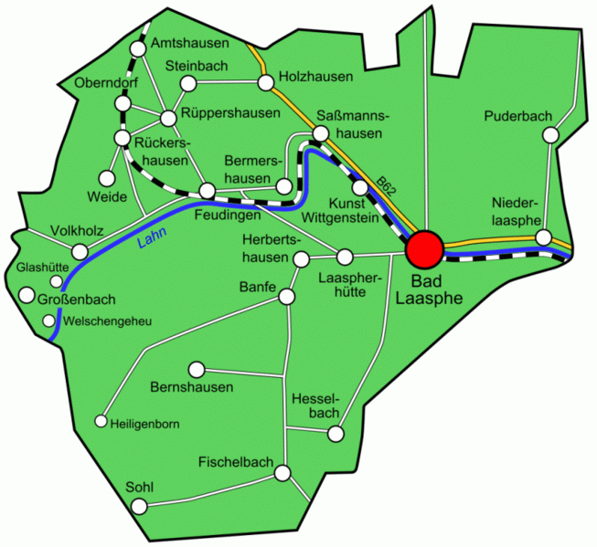 ملف:Karte Bad Laasphe.gif
