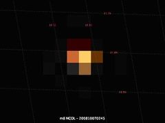 Meteosat 8 / EUMETSAT IR image of main fireball from 2008 TC3