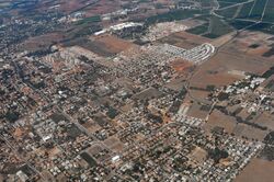 صورة جوية لقرية كركور فقط، سبتمبر 2013.