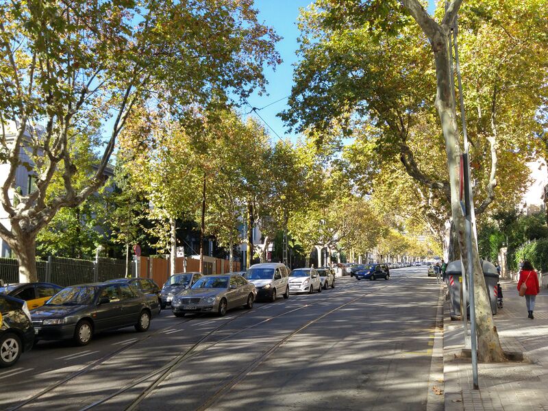 ملف:Avinguda Tibidabo Barcelona.jpg
