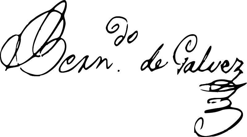 ملف:Bernardo De Gálvez Signature.svg