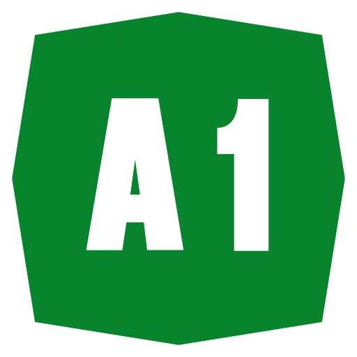 ملف:Autostrada A1 Italia.svg