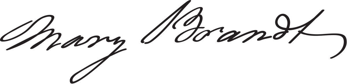 ملف:Mary Brant Signature.svg - المعرفة