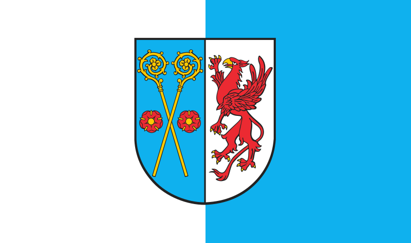 ملف:POL powiat kamieński flag.svg