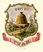 Territorial coat of arms (1876) Utah Territory
