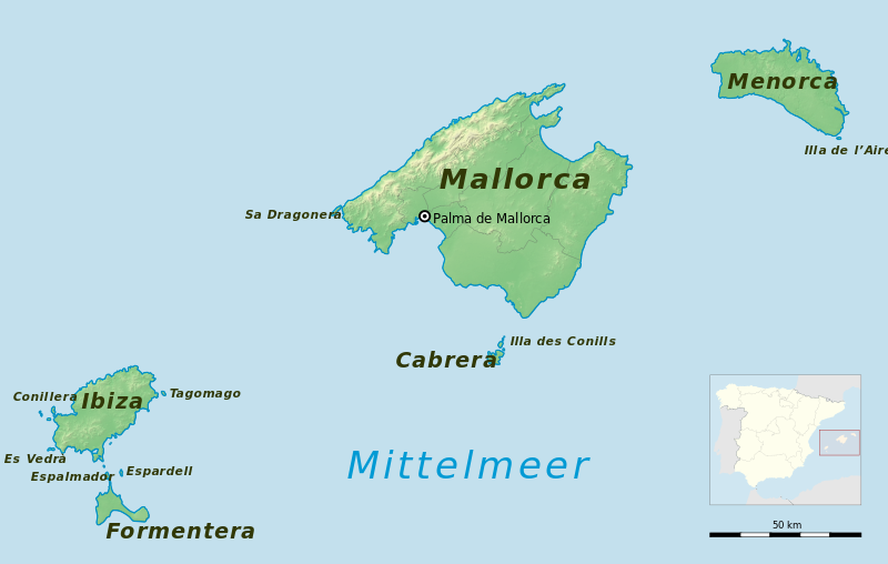 ملف:Balearic Islands map-de.svg