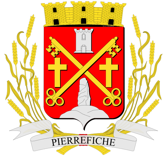 ملف:Blason officiel Pierrefiche.svg