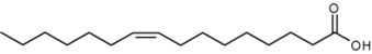 Palmitoleic acid structure.png