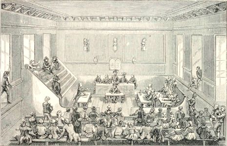 The Revolutionary Tribunal at work in 1793