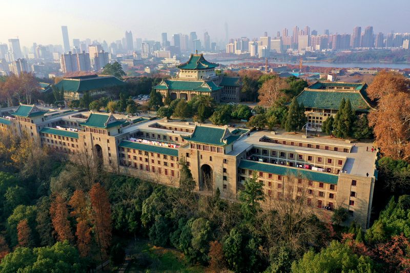 ملف:Wuhan University Sakura Castle.jpg