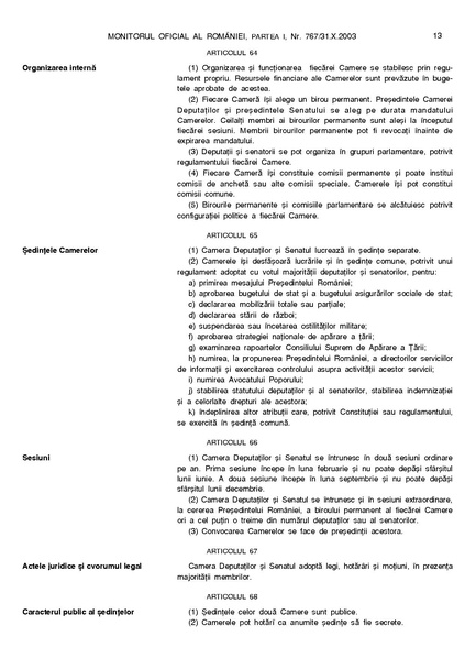 ملف:Monitorul Oficial al României. Partea I 2003-10-31, nr. 767.pdf