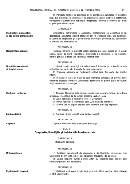 ملف:Monitorul Oficial al României. Partea I 2003-10-31, nr. 767.pdf