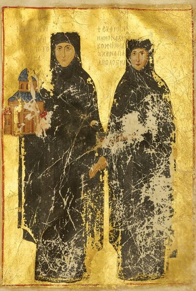 ملف:TheodoraPalailogina&EuphrosyneSynadena.jpg