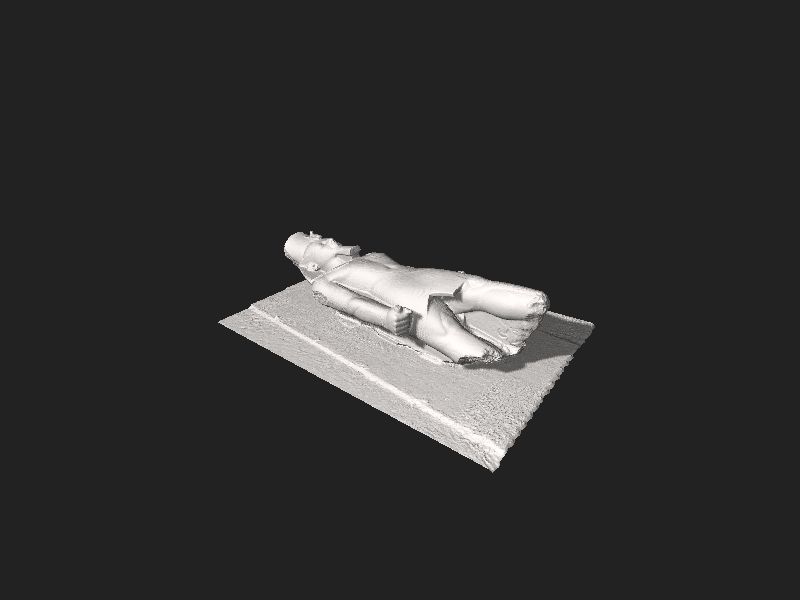 ملف:Colossal sculpture of Ramesses II.stl