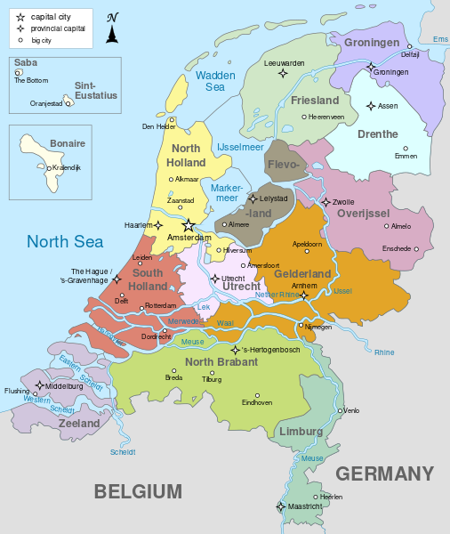 ملف:Map provinces Netherlands-en.svg