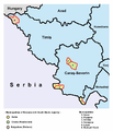 Serbs of Romania (yellow) (2002 Census)