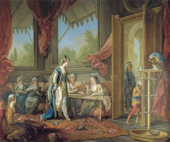The Sultana Set Work of the Odalisques, Charles Amedee Philippe van Loo.jpg