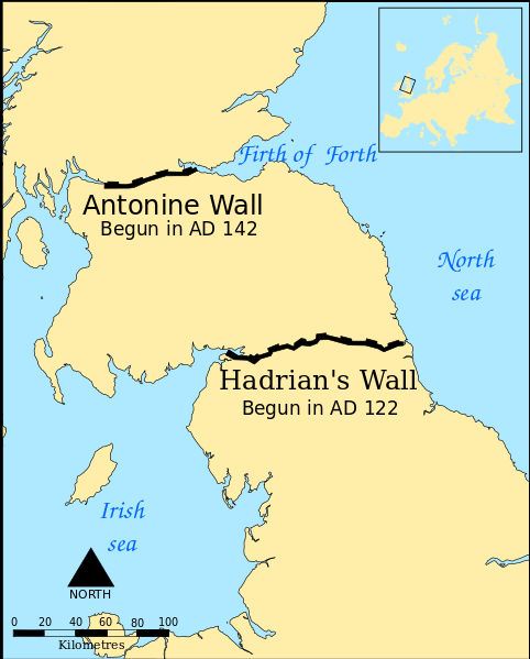 ملف:Hadrians Wall map.svg