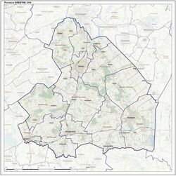 Topography map of Drenthe