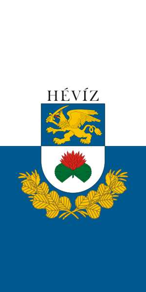 ملف:Flag of Hévíz.svg