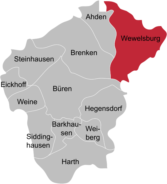 ملف:Ortsteile Büren - Wewelsburg.svg