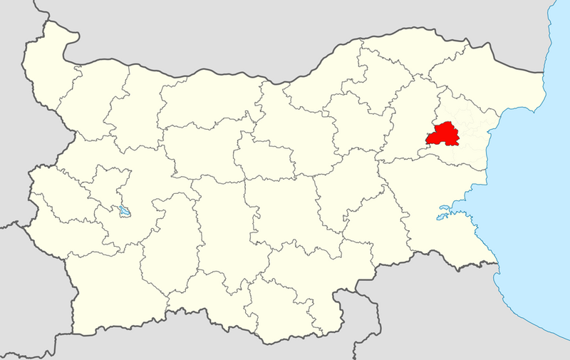 ملف:Provadiya Municipality Within Bulgaria.png
