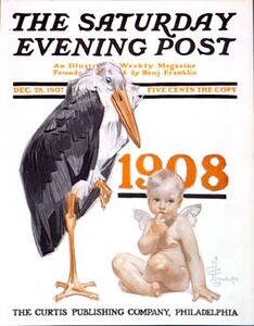 Leyendecker's December 28, 1907 cover of The Saturday Evening Post