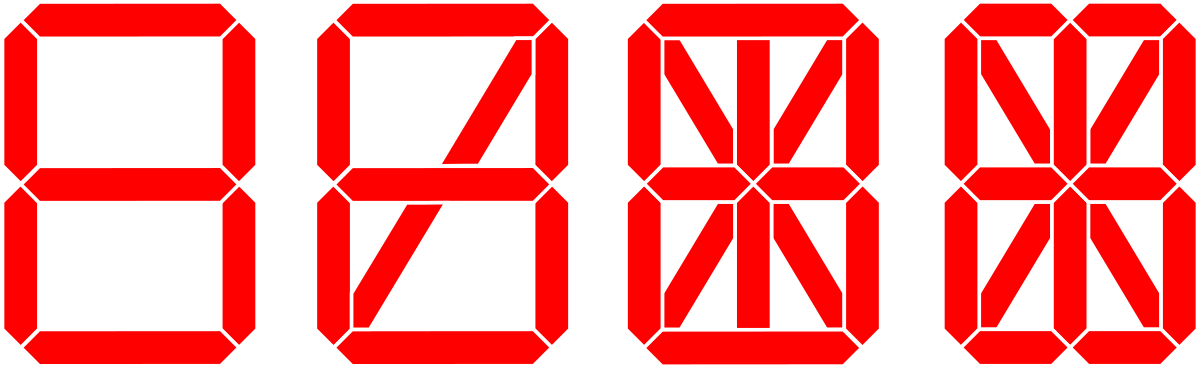 ملف:Common segment displays.svg - المعرفة