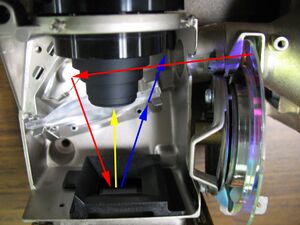 InFocus LP425z Single Chip DLP - DMD Light Path.jpg