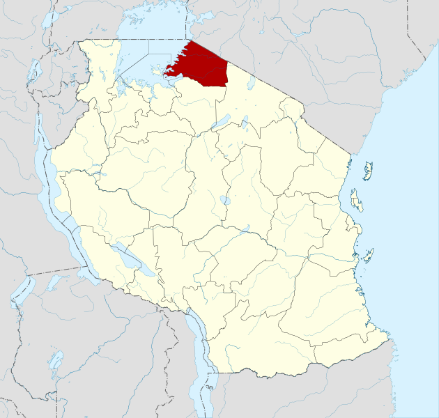 ملف:Tanzania Mara location map.svg