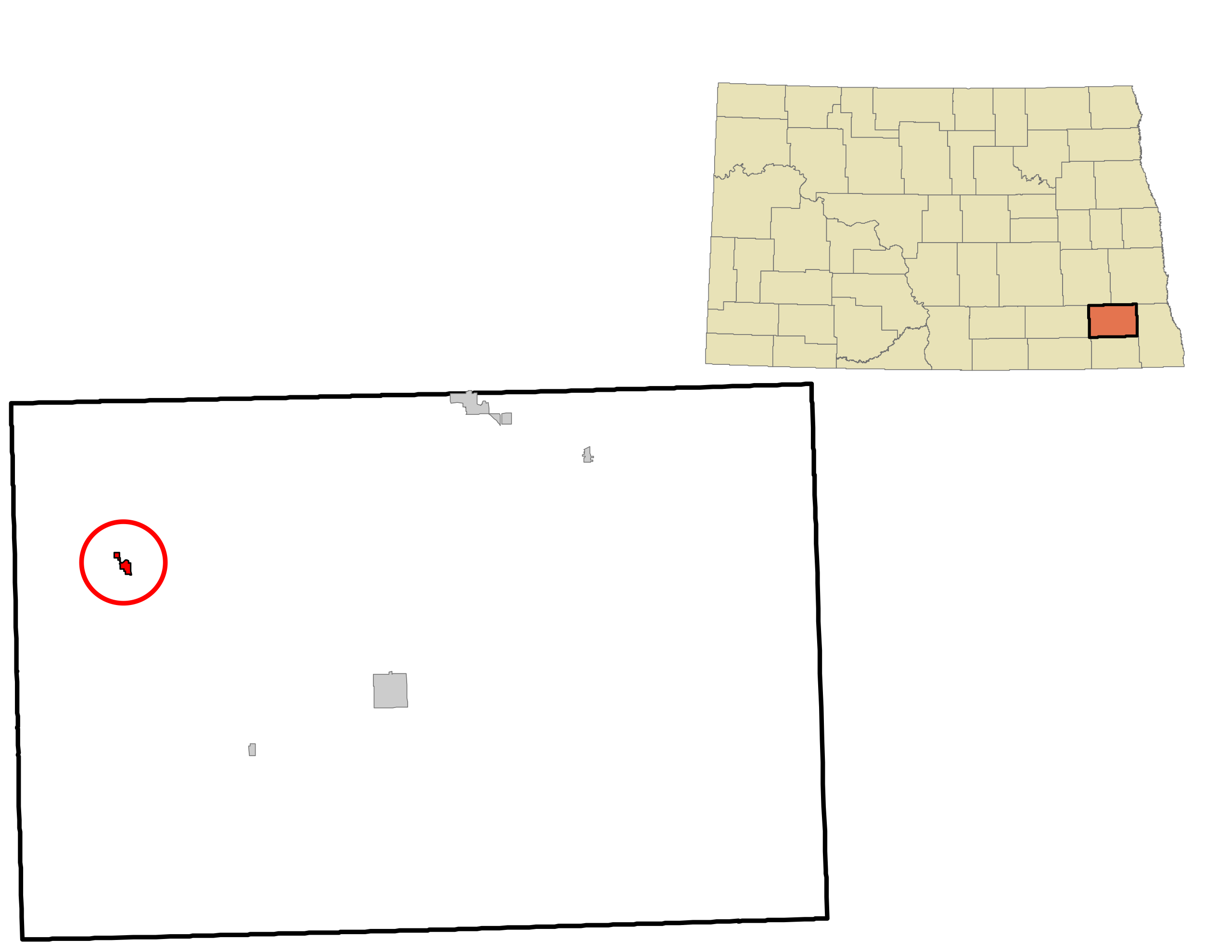 ملف:ND Ransom County Fort Ransom.svg - المعرفة
