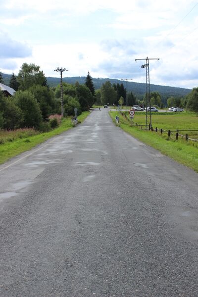 ملف:Nová Hůrka (Prášily), silnice.jpg