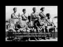 جنود سودانيون من عام ثمانينيات القرن 19 تم تجنيدهم في الجيش البريطاني.