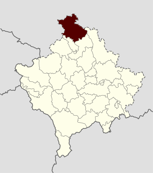 ملف:Municipalities of Kosovo Leposavić.svg