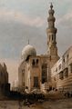 Tombs of the caliphs, with minaret, Cairo, Egypt. Coloured l Wellcome V0049384.jpg