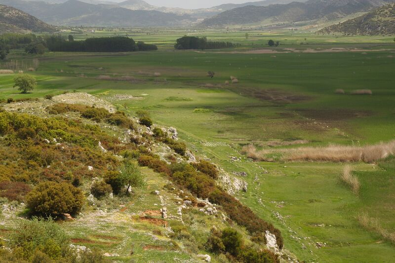 ملف:Stymphalos excavations.jpg