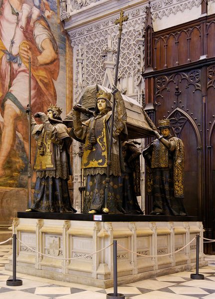 ملف:Tumba de Colon-Sevilla.jpg